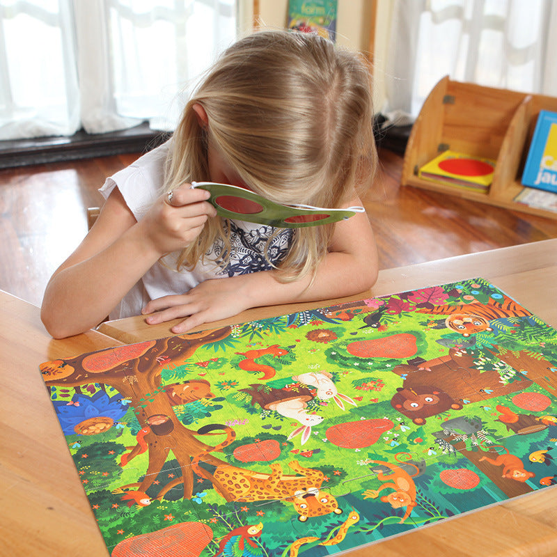 Exploring paper puzzles for children